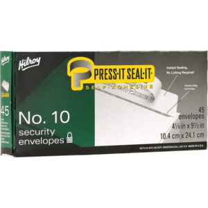 Hilroy PRESS-IT SEAL-IT 20# white envelopes