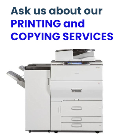 A copier machine for printing and copying